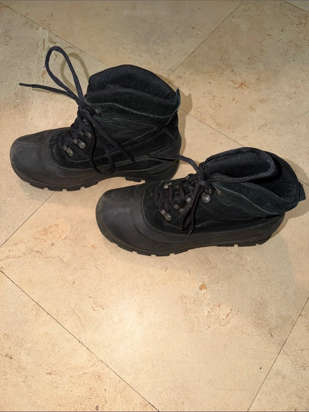 SOREL Black Insulated Boots VERY GOOD CONDITION